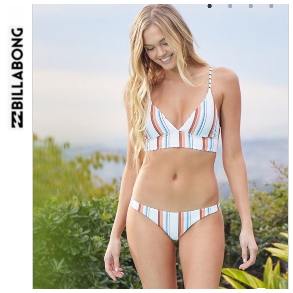 🆕NWT 2 Pc BILLABONG Hidden Sun Reversible Bikini